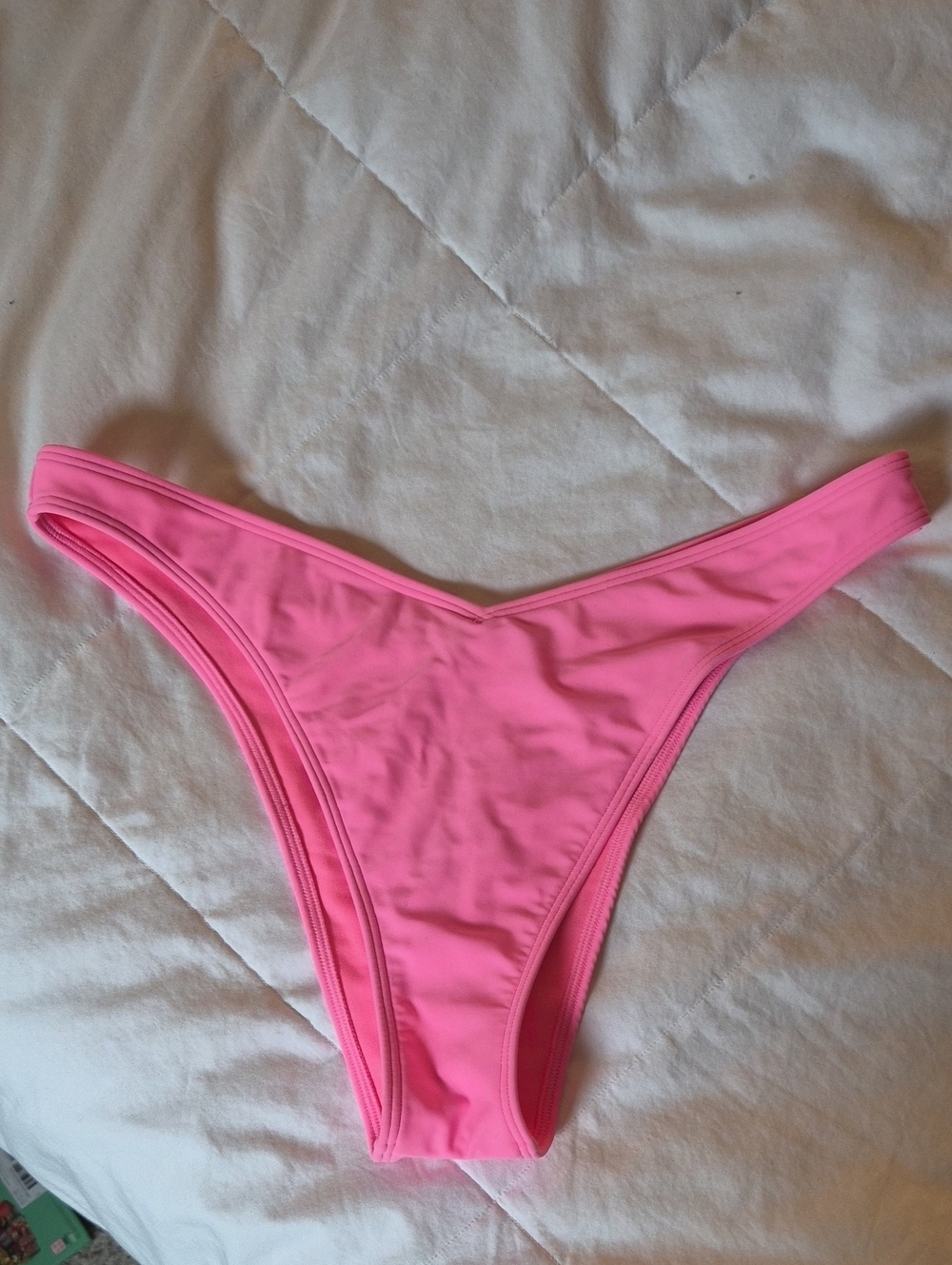 Hollister Hot Pink V-Front Bikini Bottom